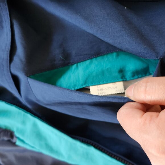 NWT Vtg 80's Crown Royal California Imperial Teal Blue Zip Jacket XL Made In USA - Picture 8 of 11